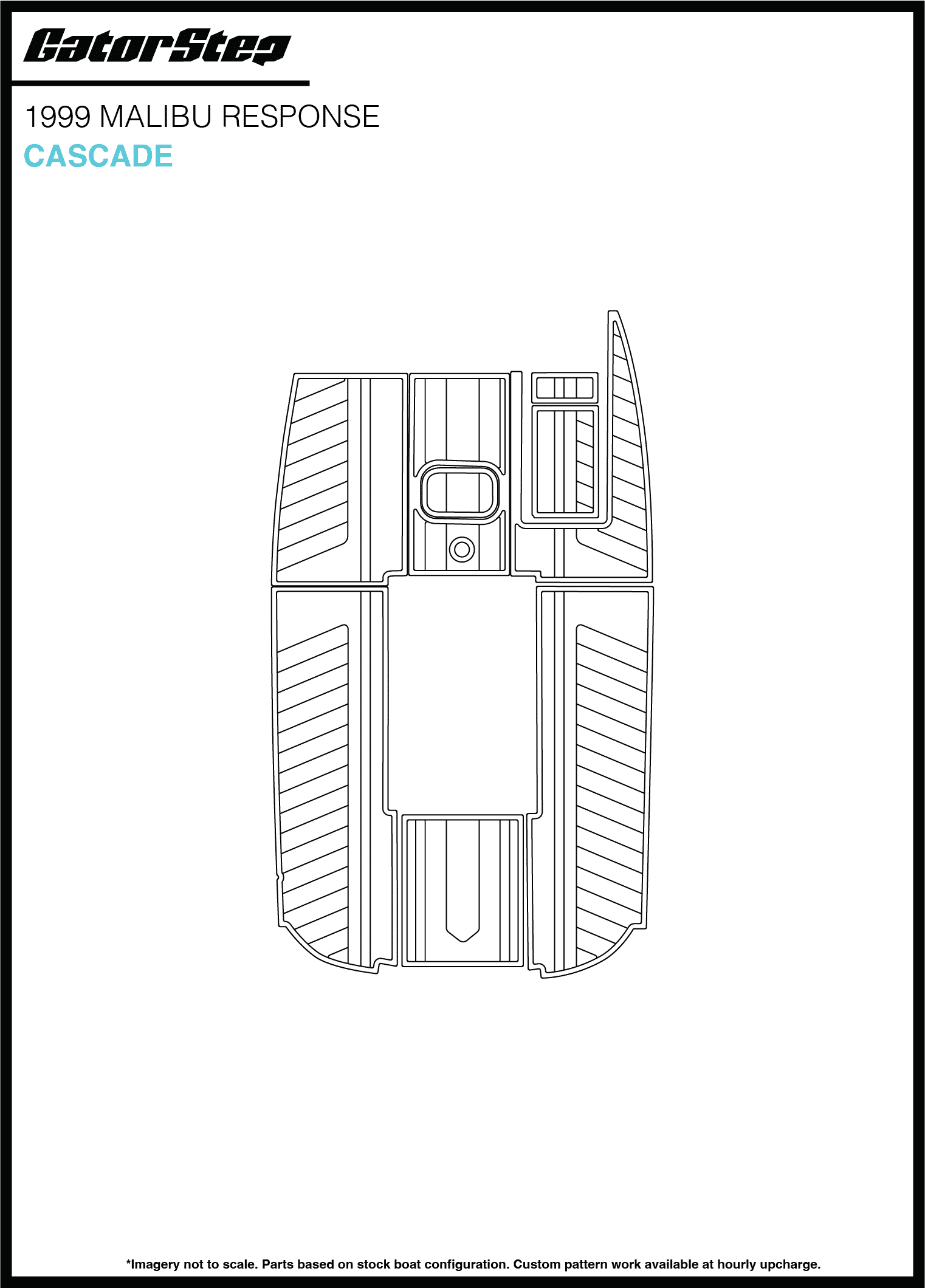 1999 Malibu Response GatorStep Flooring Cascade
