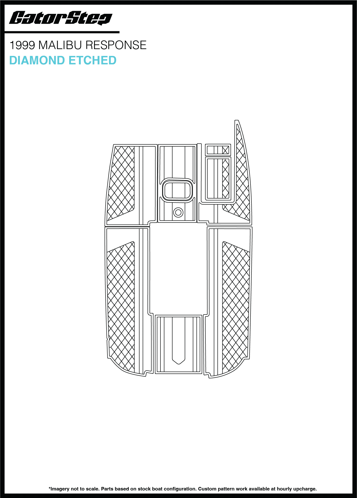 1999 Malibu Response GatorStep Flooring Diamond Etched