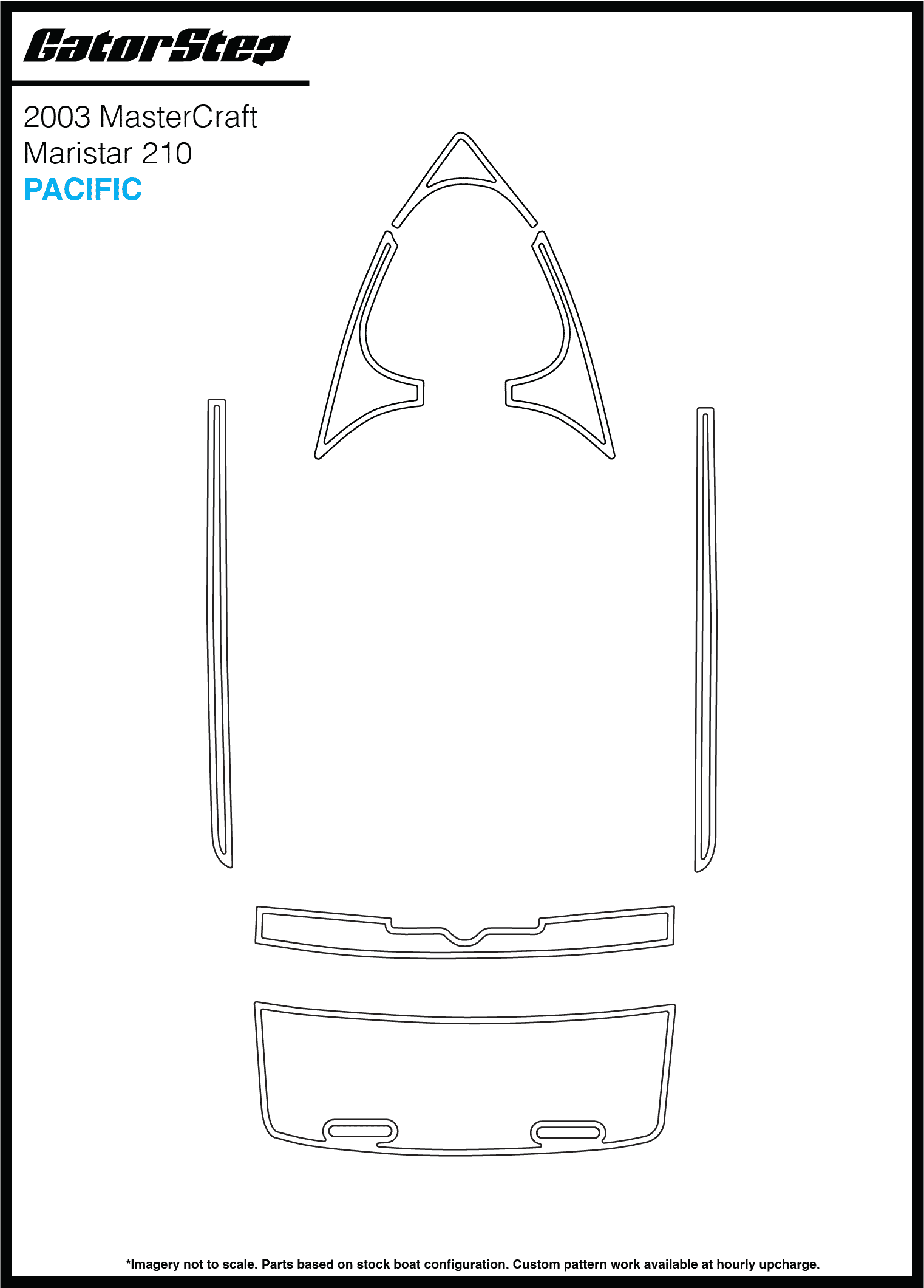 2003 Mastercraft Maristar 210 Gatorstep Flooring Pacific