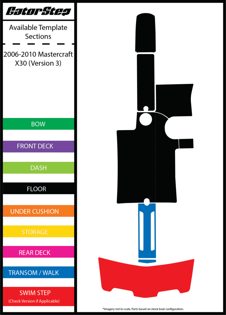2006-2010 Mastercraft X30 Version 3 GatorStep Flooring