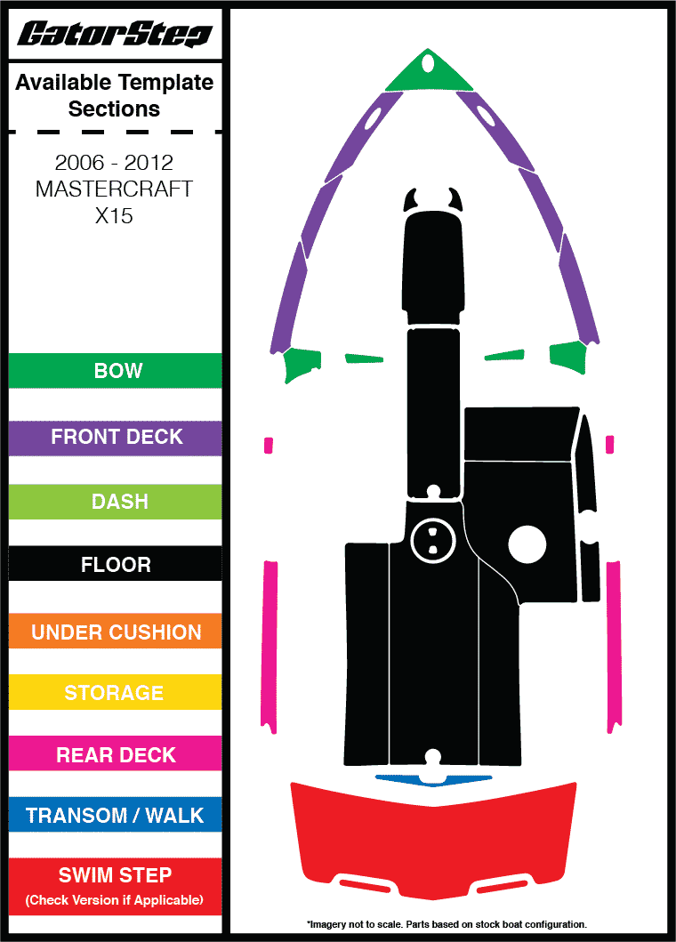 2006-2012 Mastercraft X15 GatorStep Flooring