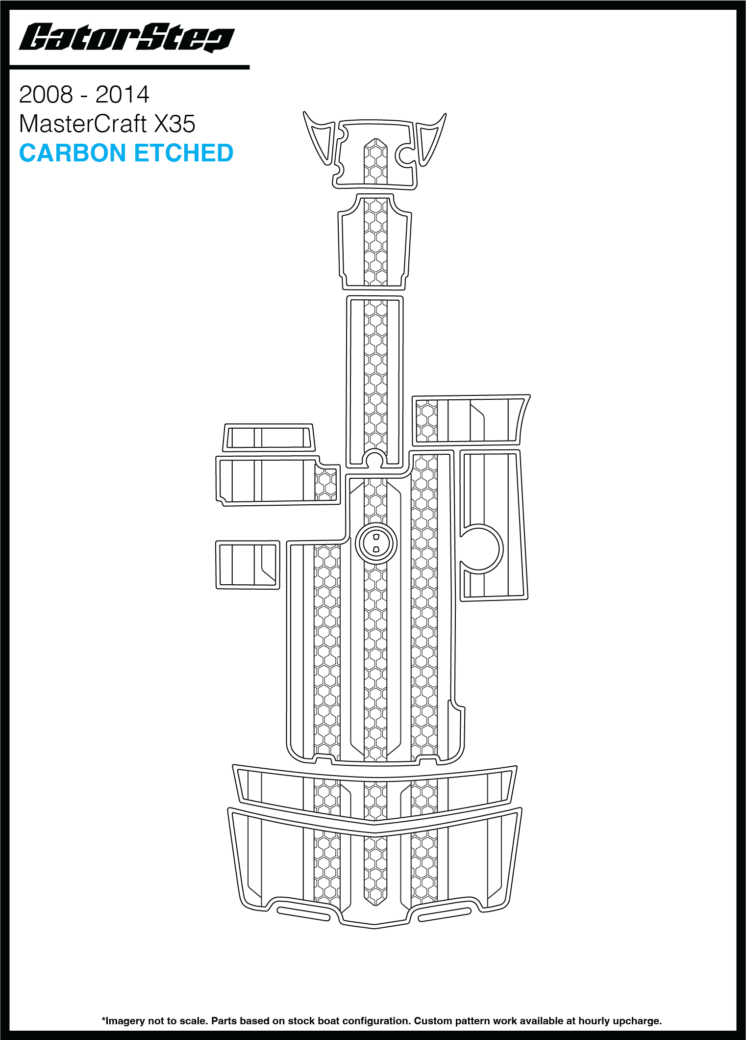 Mastercraft X35 GatorStep Kit (2008-2014)