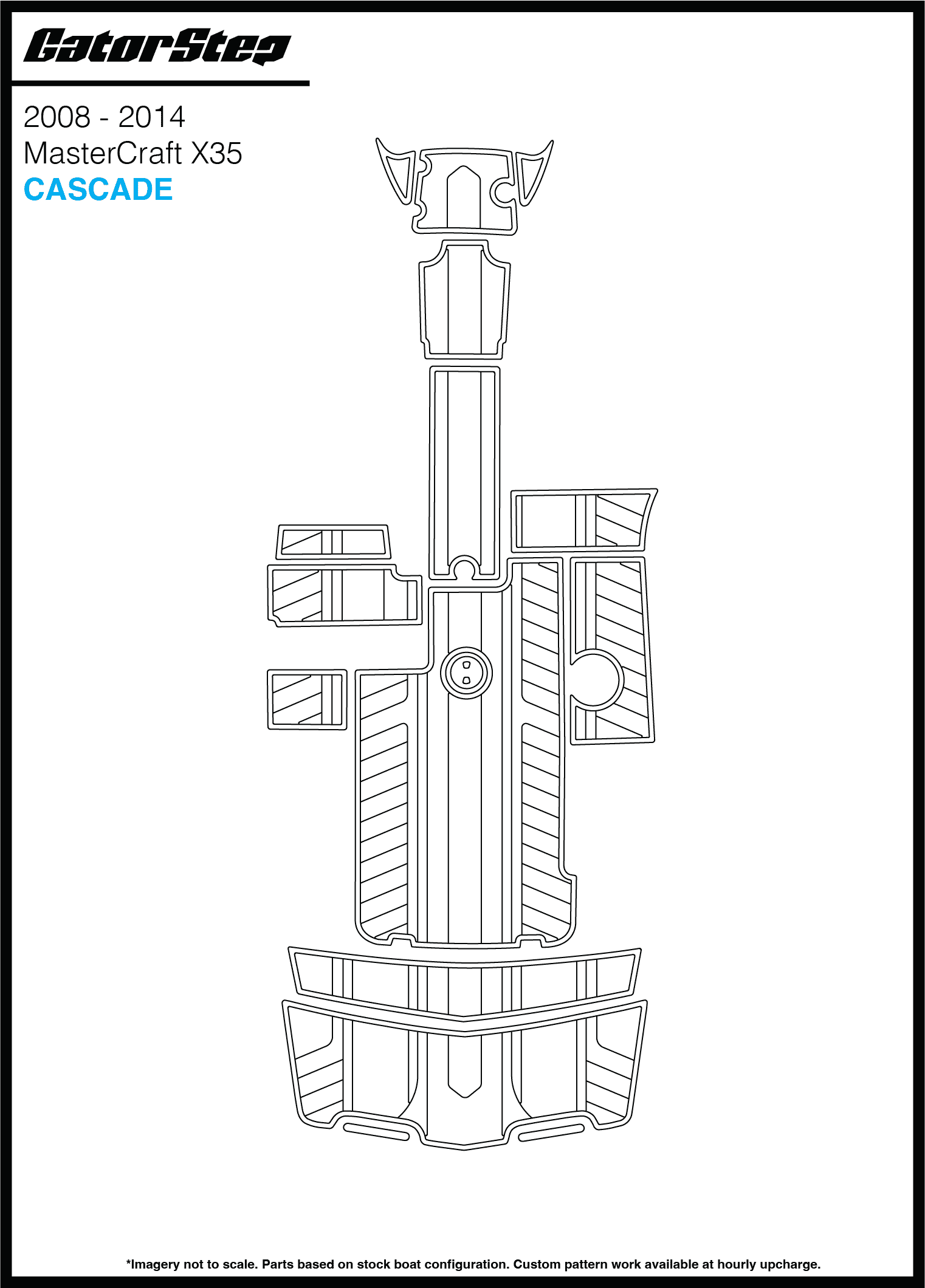 Mastercraft X35 GatorStep Kit (2008-2014)