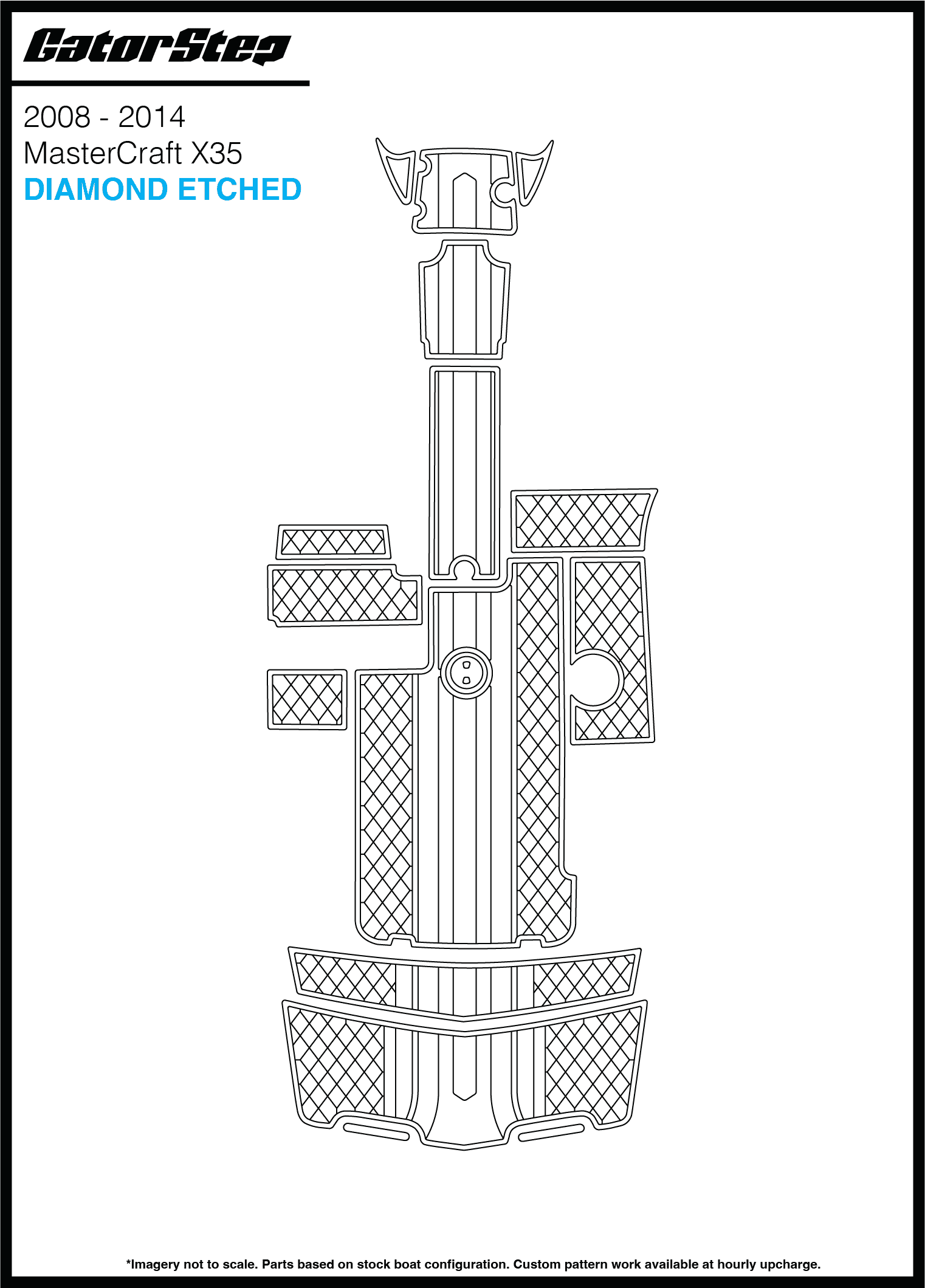 Mastercraft X35 GatorStep Kit (2008-2014)
