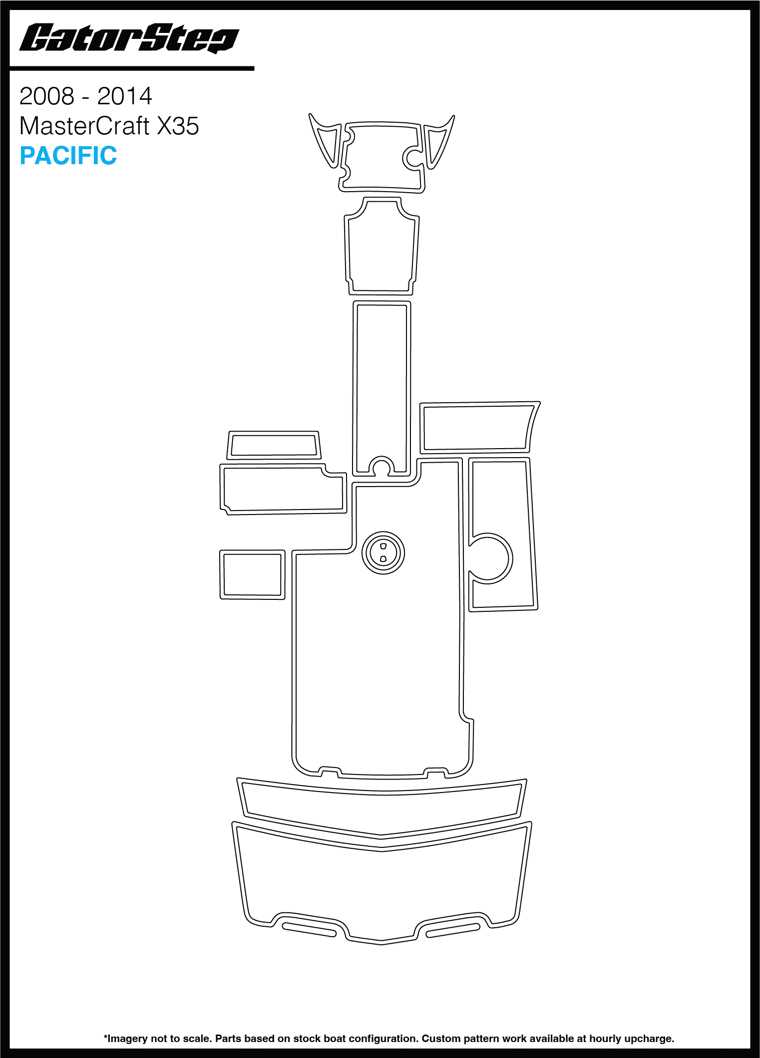 Mastercraft X35 GatorStep Kit (2008-2014)