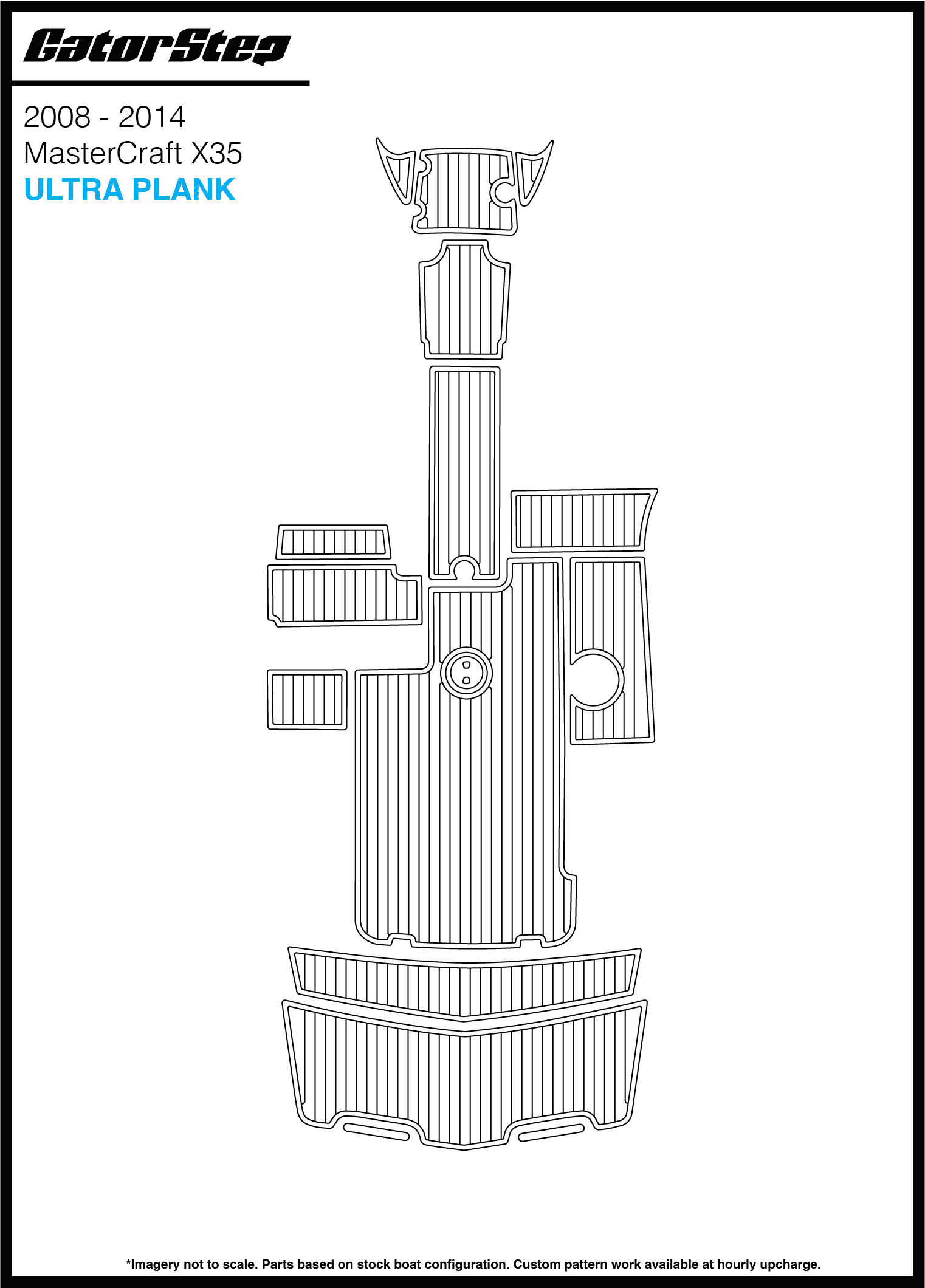 Mastercraft X35 GatorStep Kit (2008-2014)