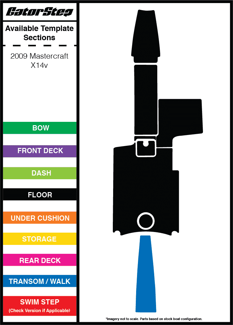 2009 Mastercraft X14V GatorStep Flooring