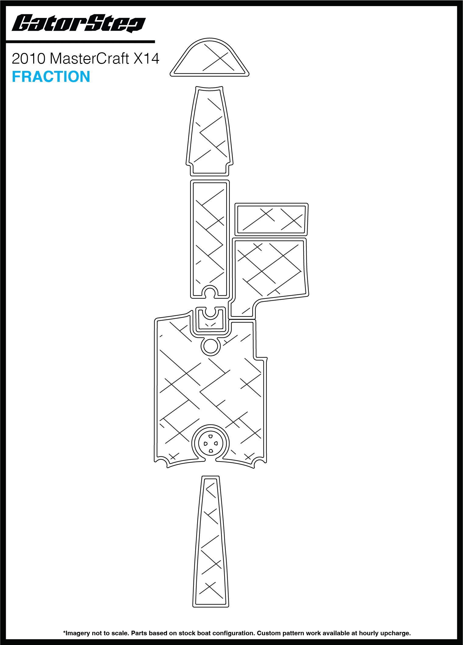 2010 MasterCraft X14 GatorStep Flooring Fraction