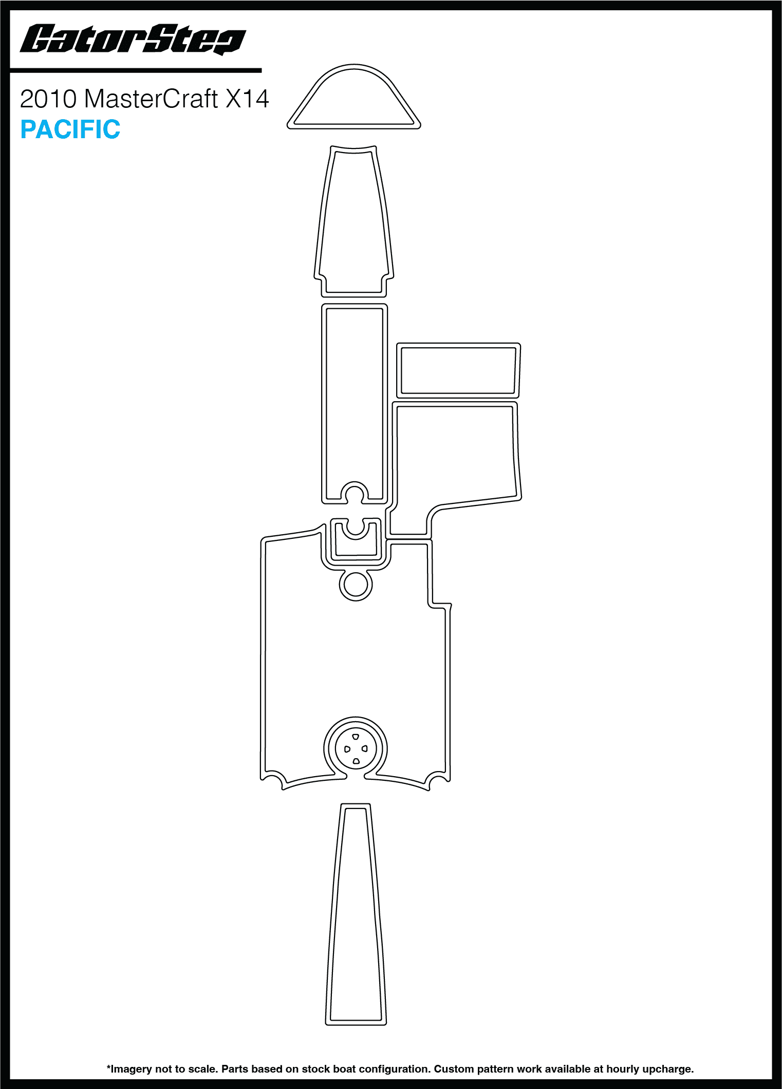 2010 MasterCraft X14 GatorStep Flooring Pacific