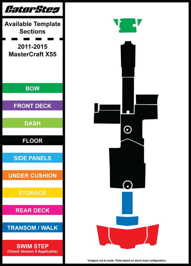 2011-2015 MasterCraft X55 GatorStep Flooring