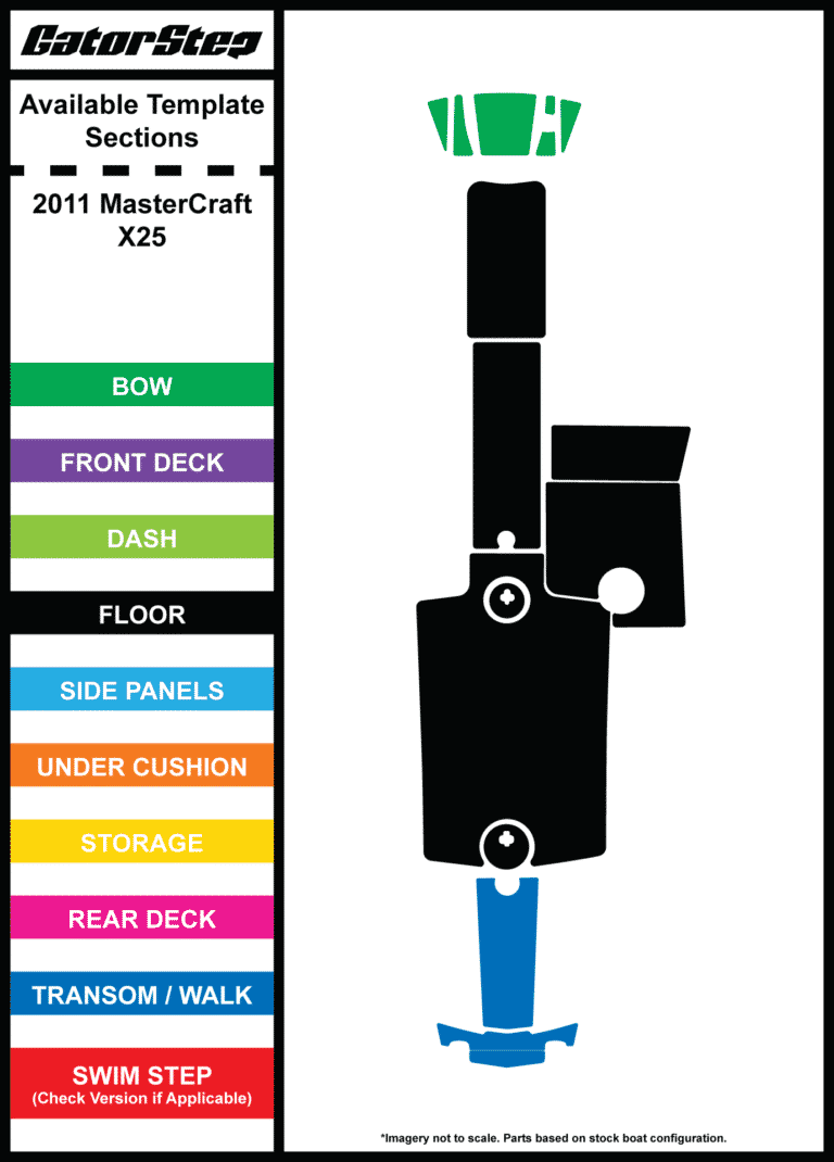 2011 MasterCraft X25 GatorStep Flooring