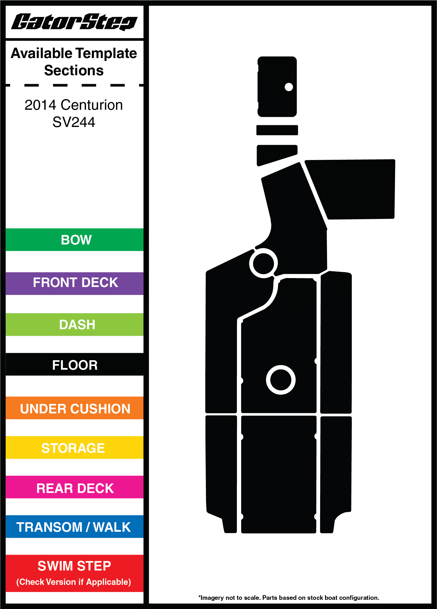 2014 Centurion SV244 GatorStep Flooring