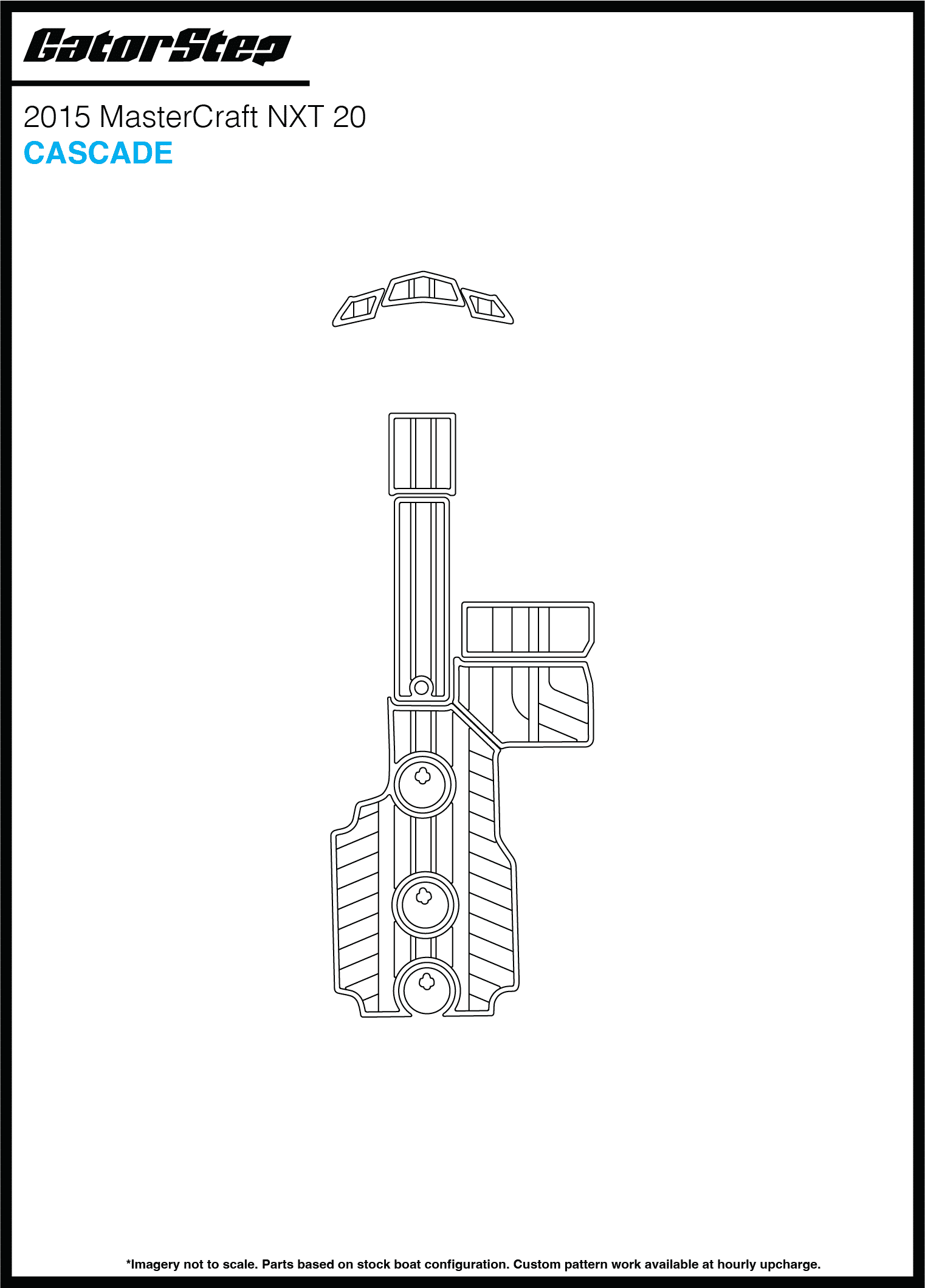 2015 Mastercraft NXT20 GatorStep Flooring Cascade