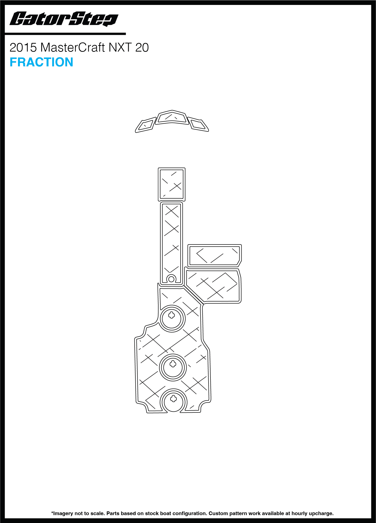 2015 Mastercraft NXT20 GatorStep Flooring Fraction