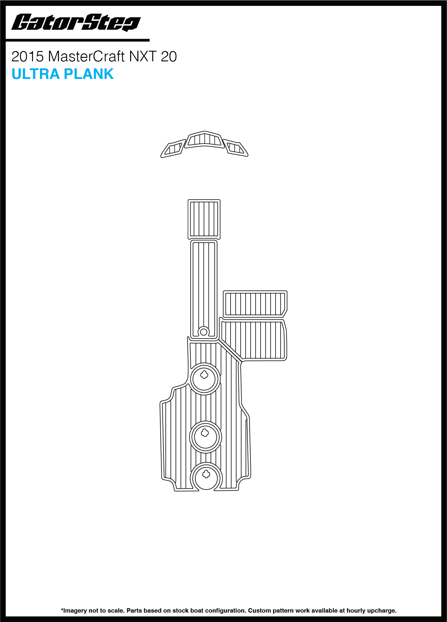 2015 Mastercraft NXT20 GatorStep Flooring Ultra Plank
