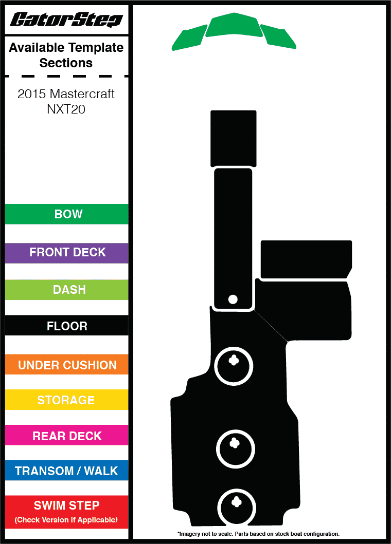 2015 Mastercraft NXT20 GatorStep Flooring