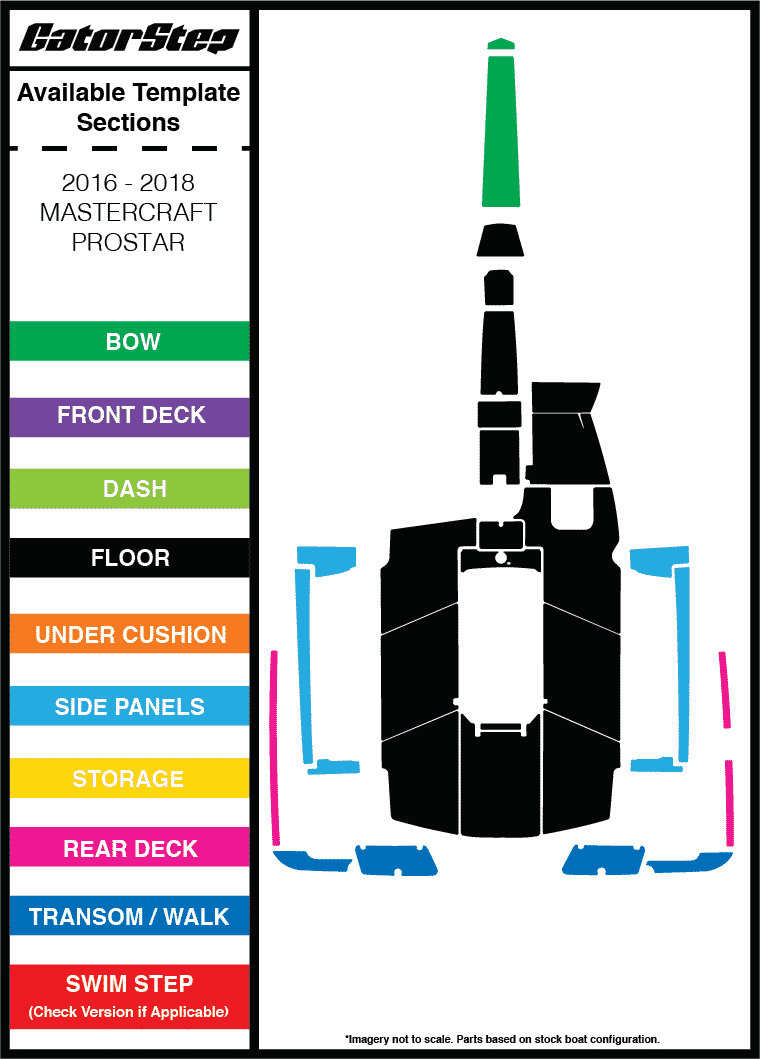 2016-2018 Mastercraft ProStar GatorStep Flooring