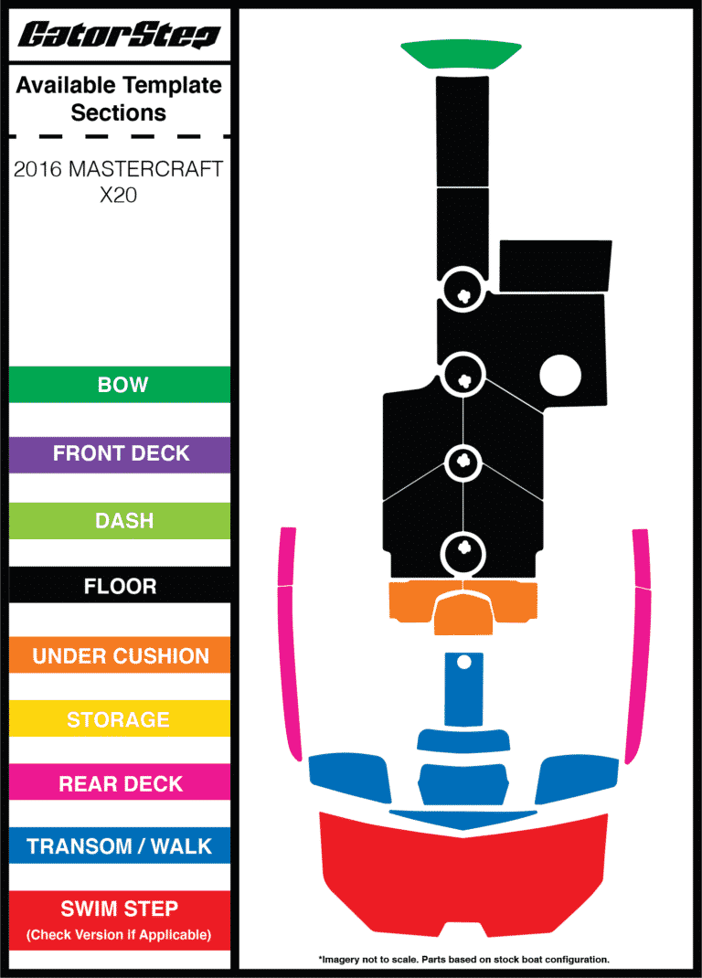 2016 Mastercraft X20 GatorStep Flooring