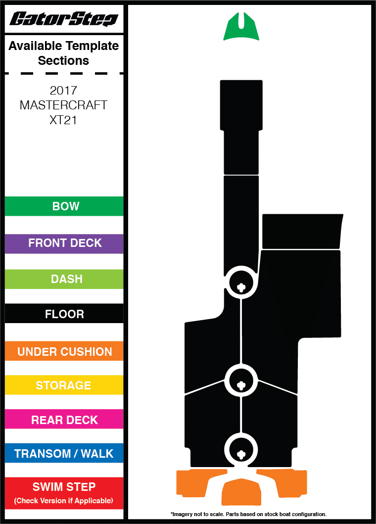 2017 MasterCraft XT21 GatorStep Flooring