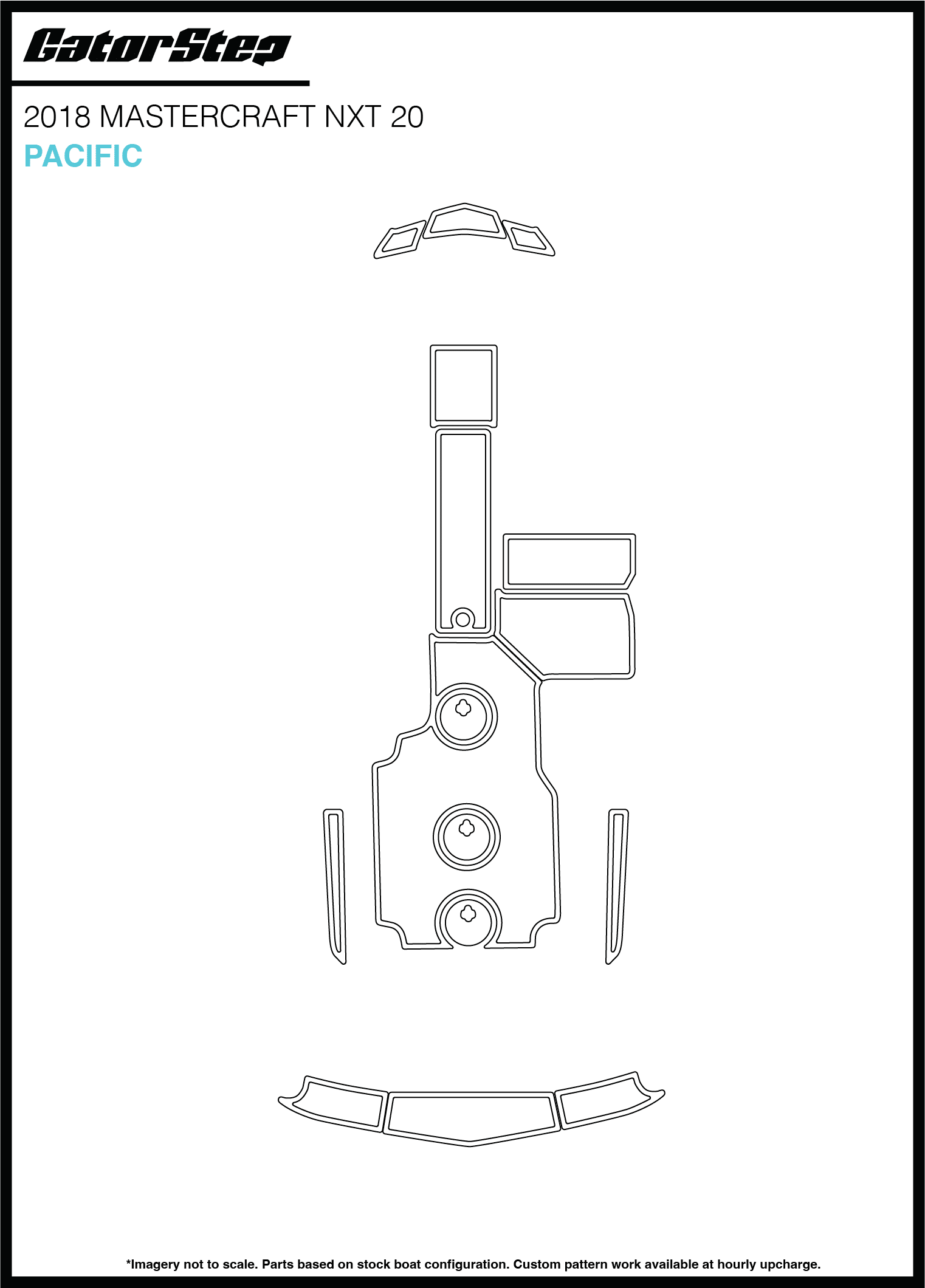 2018 Mastercraft NXT20 GatorStep Flooring Pacific