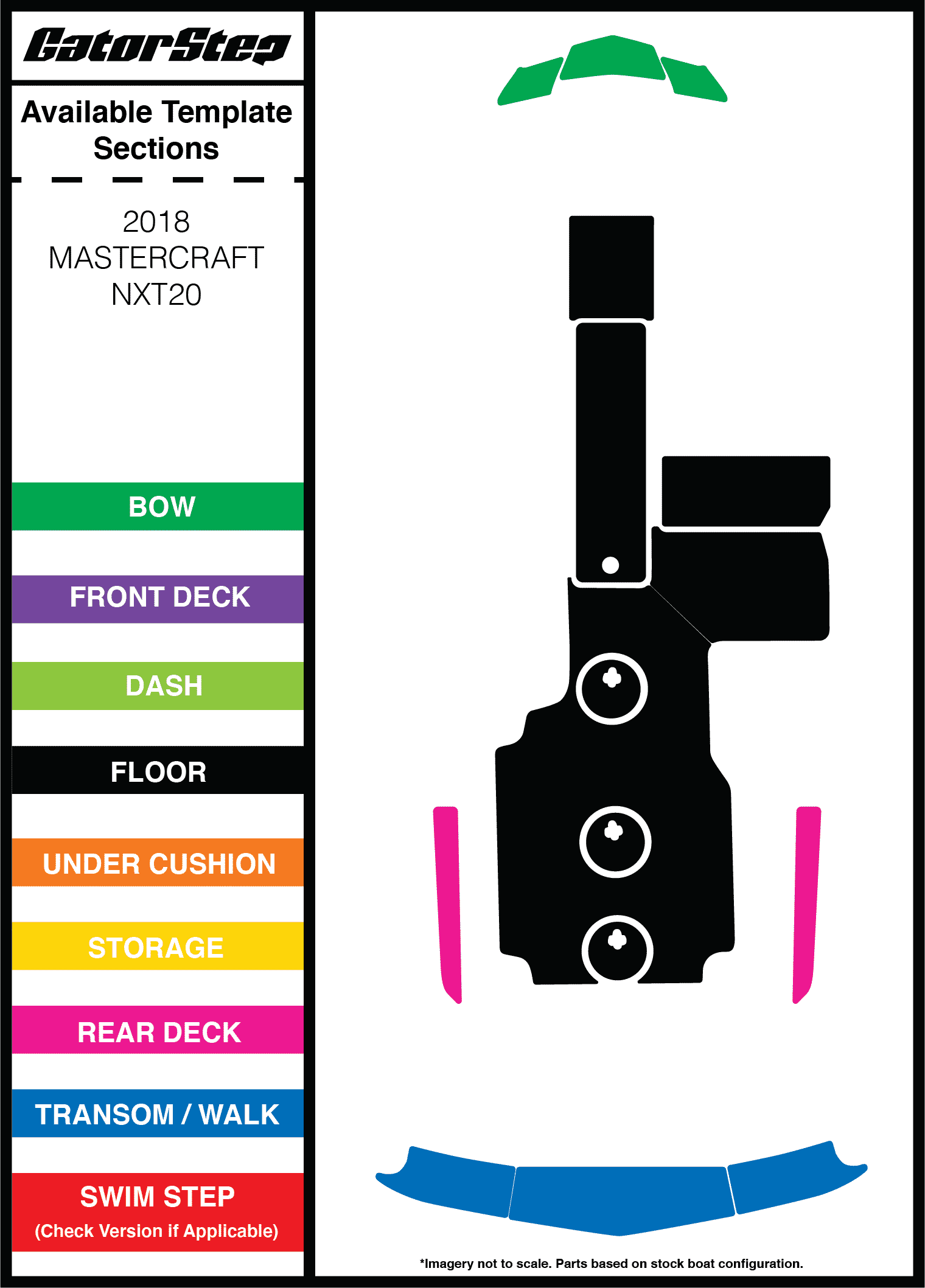2018 Mastercraft NXT20 GatorStep Flooring