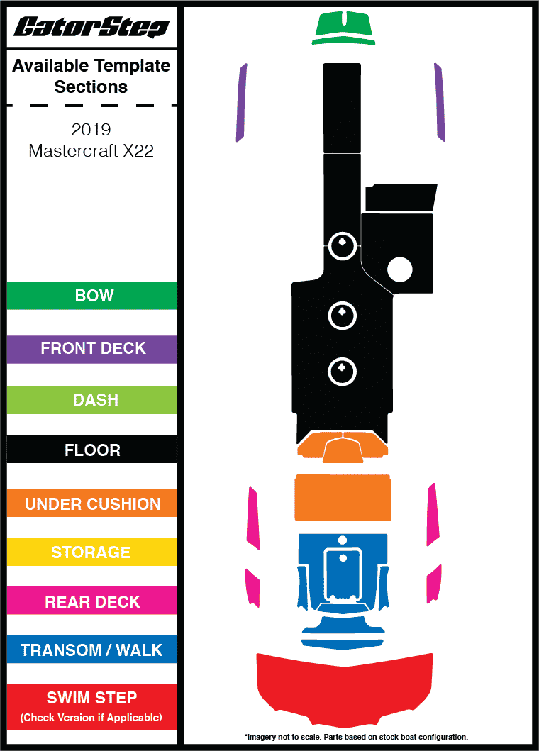 2019 MasterCraft X22 GatorStep Flooring