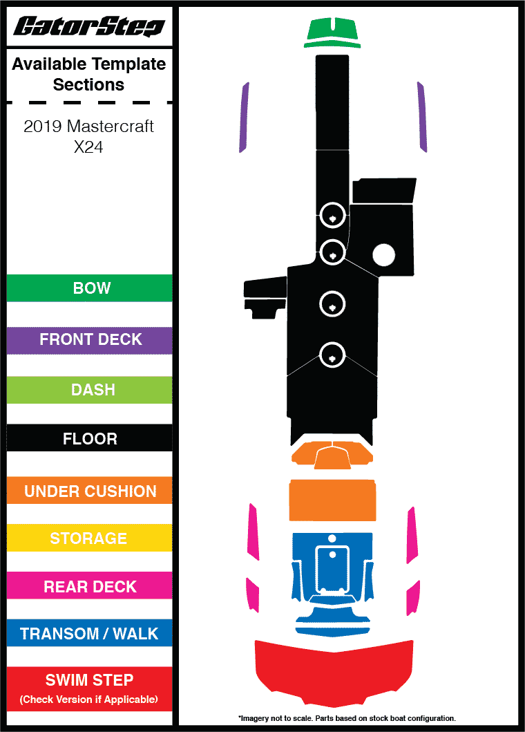2019 Mastercraft X24 GatorStep Flooring