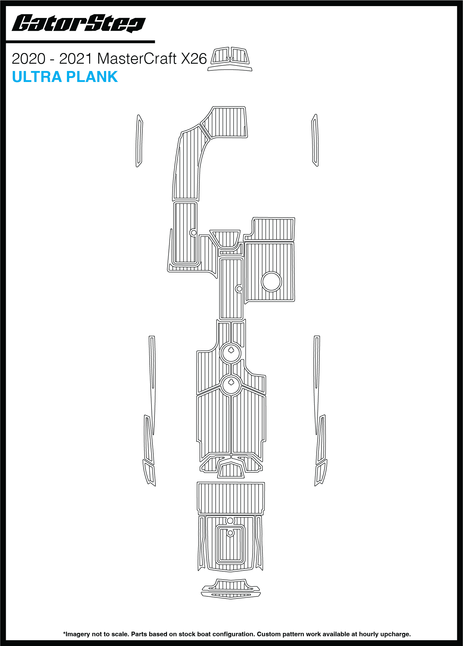 2020-2021 Mastercraft X26 GatorStep Flooring Ultra Plank