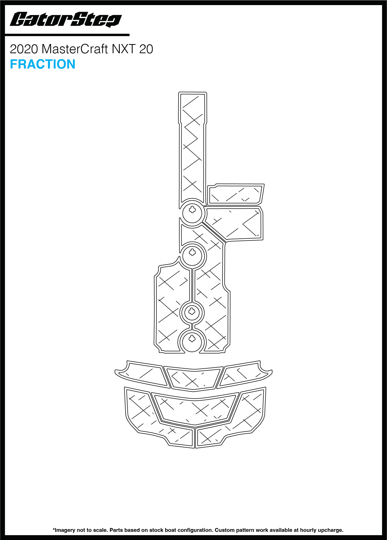 2020 Mastercraft NXT20 GatorStep Flooring Fraction