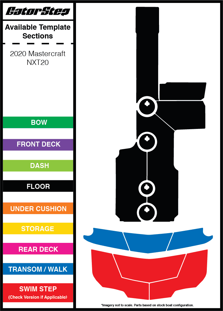 2020 Mastercraft NXT20 GatorStep Flooring