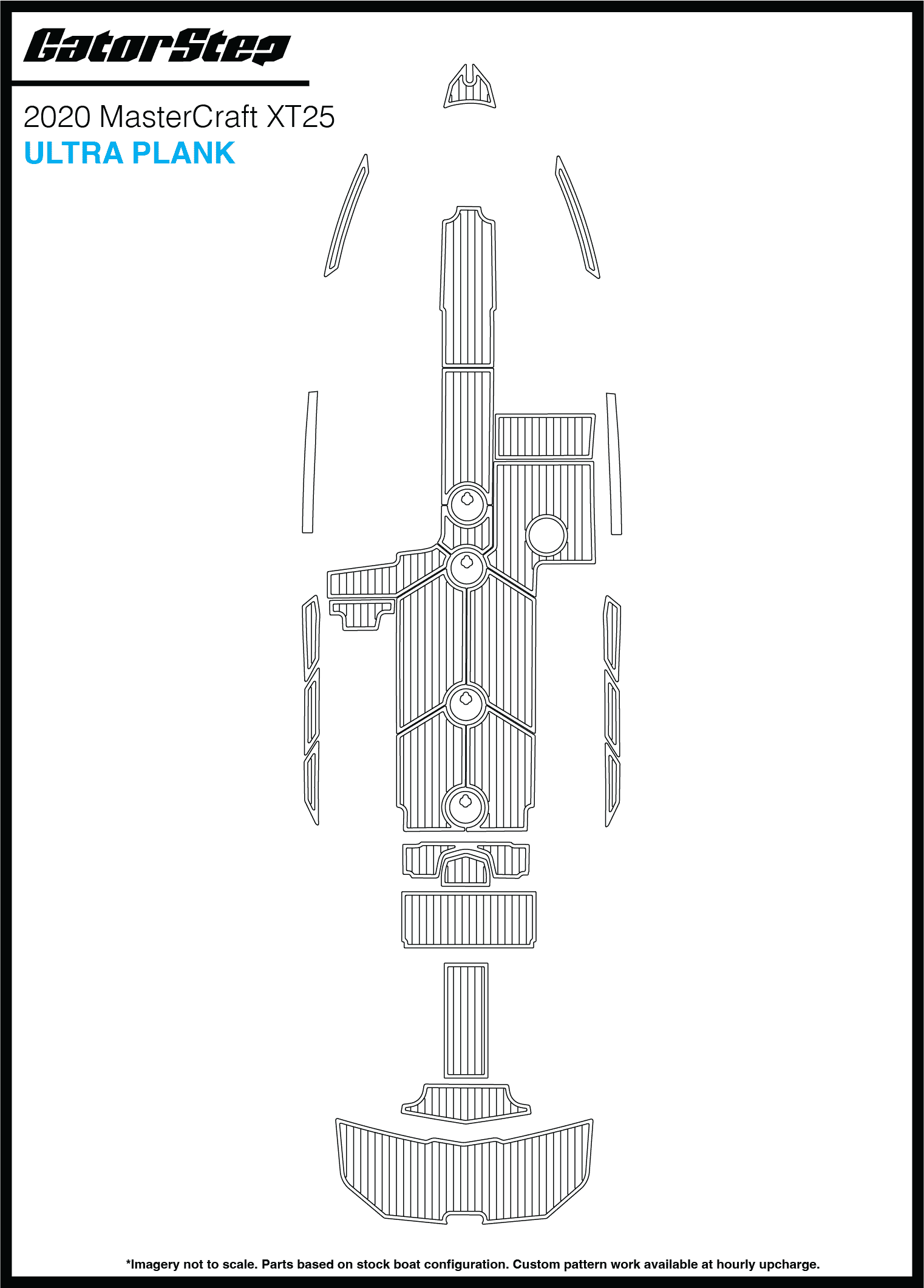 2020 Mastercraft XT25 GatorStep Flooring Ultra Plank