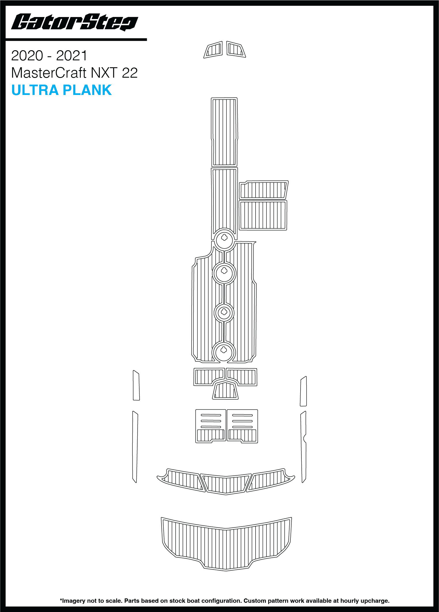 2020-2021 Mastercraft NXT22 GatorStep Flooring Ultra Plank