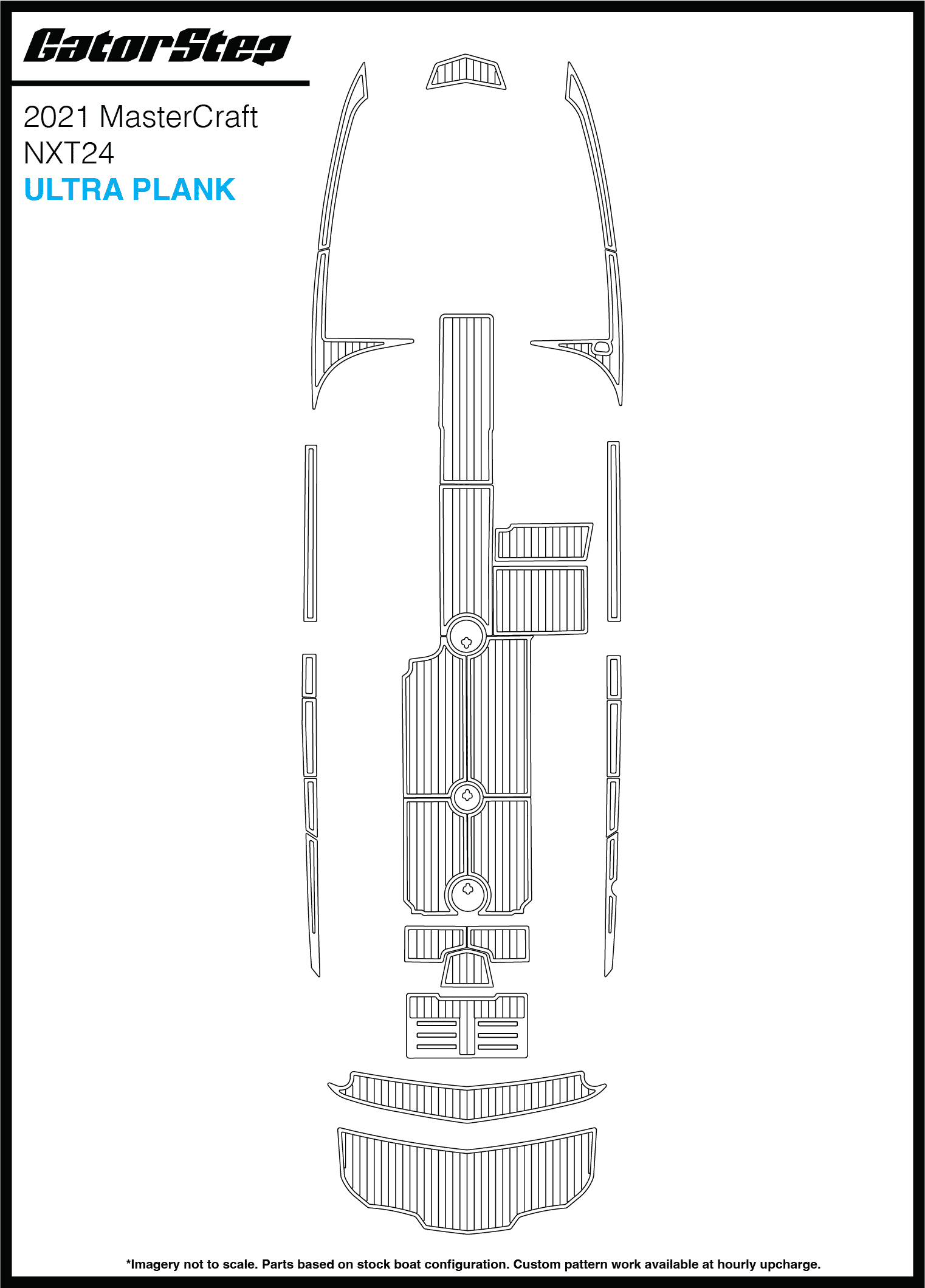 2021 Mastercraft NXT23 GatorStep Flooring Ultra Plank