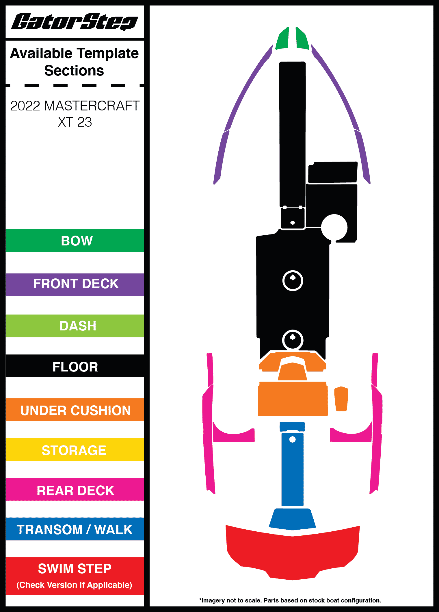 2022 Mastercraft XT23 GatorStep Flooring