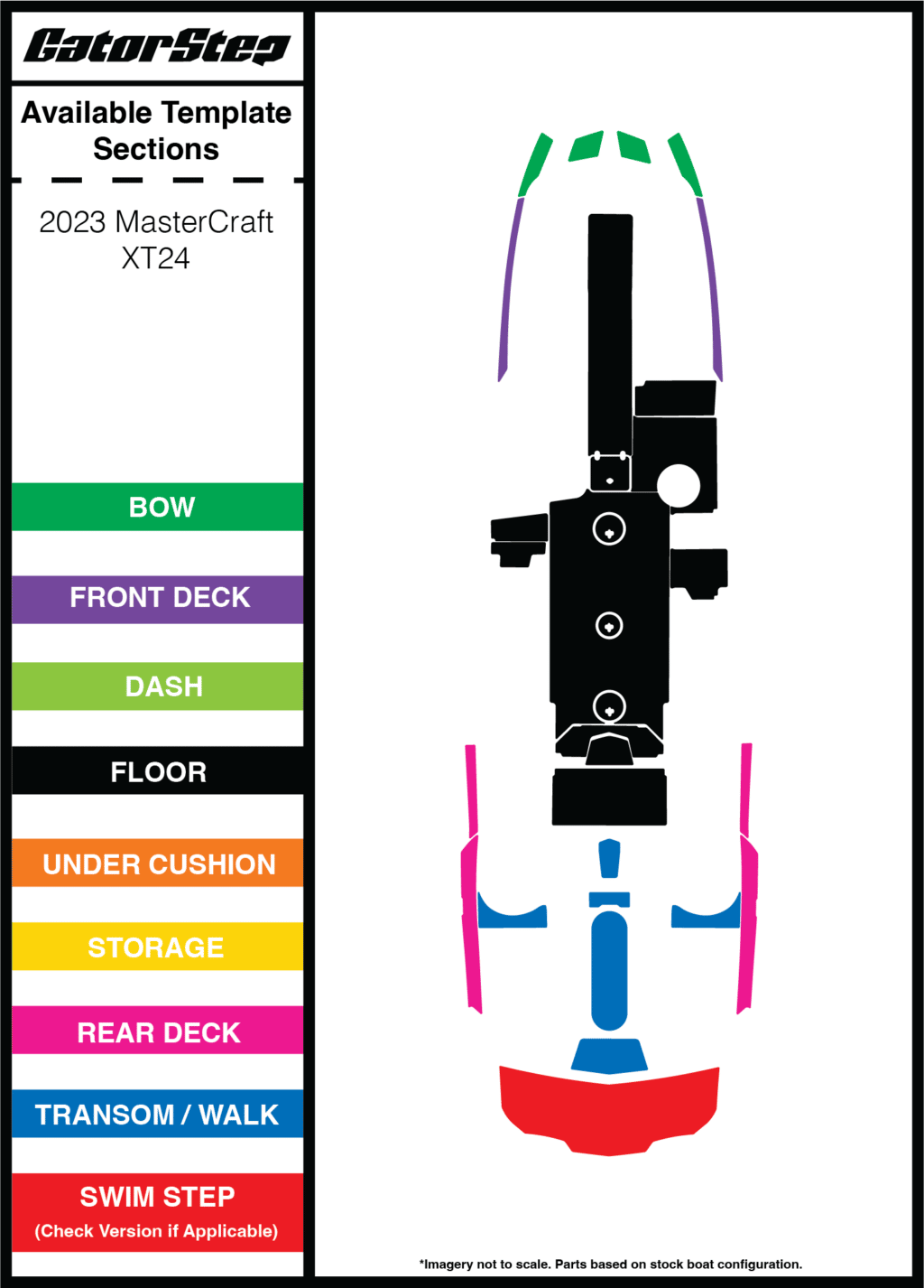 2023 Mastercraft XT24 GatorStep Flooring