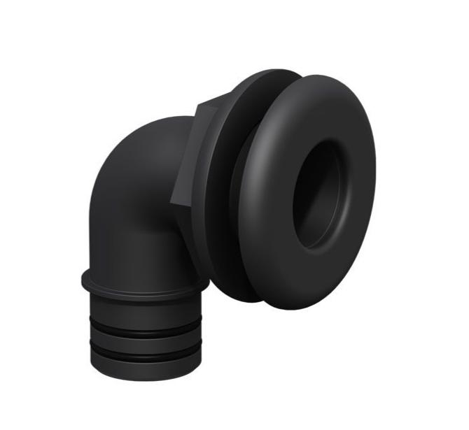 S1004 Elbow Thru Hull Fitting