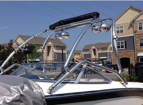 folding over tower top