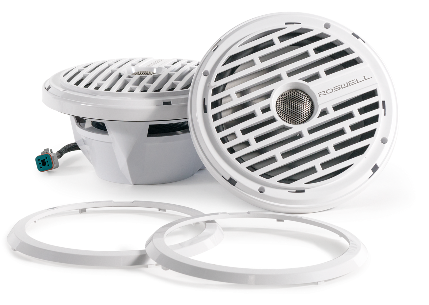 Roswell R1 8 inch marine speaker white