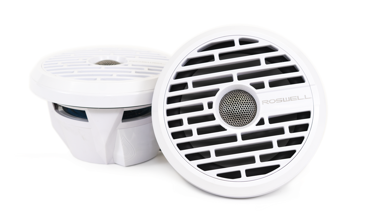 Roswell R1 7.7 inch speakers white