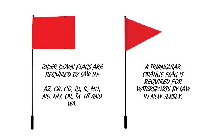 rider down flag types