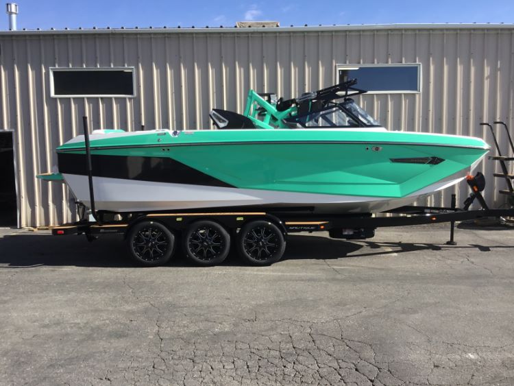 nautique bimini tower folded
