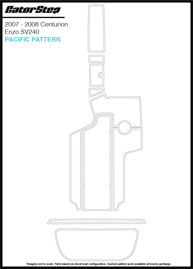 2007-2008 Centurion Enzo SV240 GatorStep Flooring Pacific