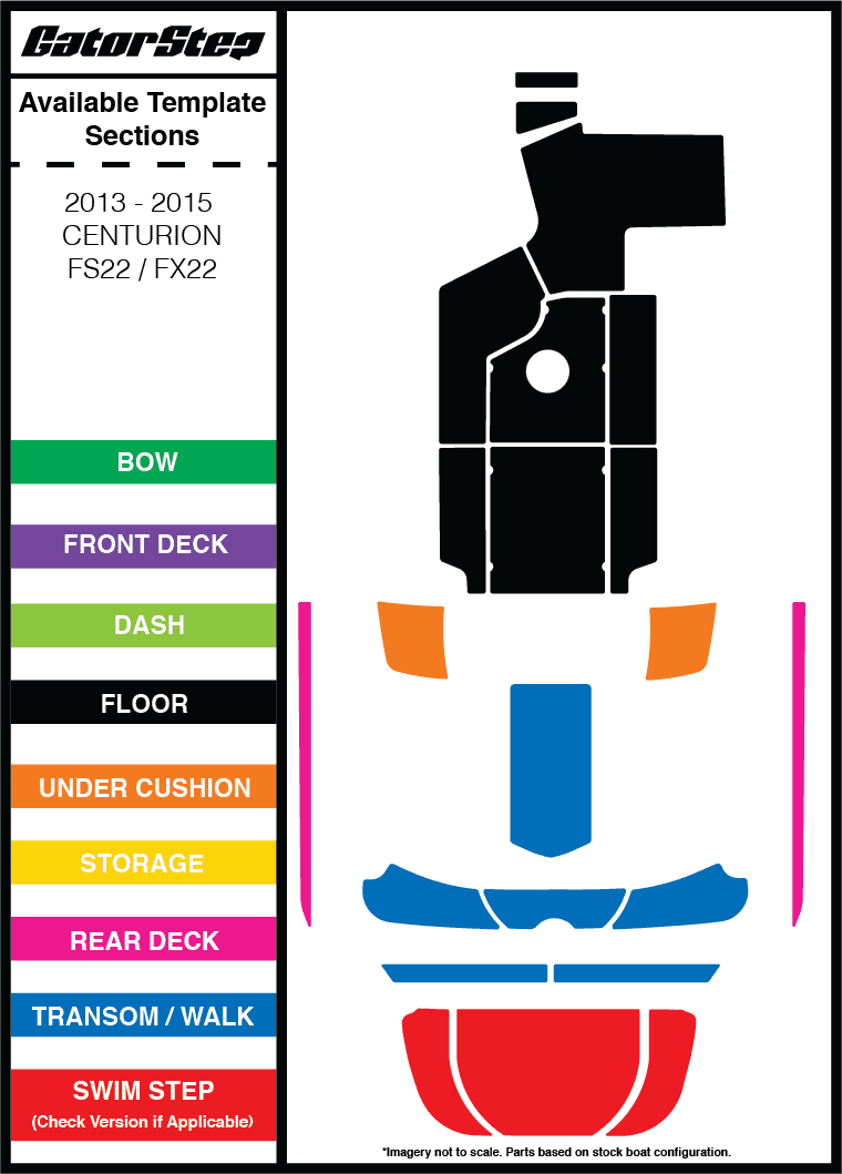 2013-2015 Centurion FS22/FX22 GatorStep Flooring