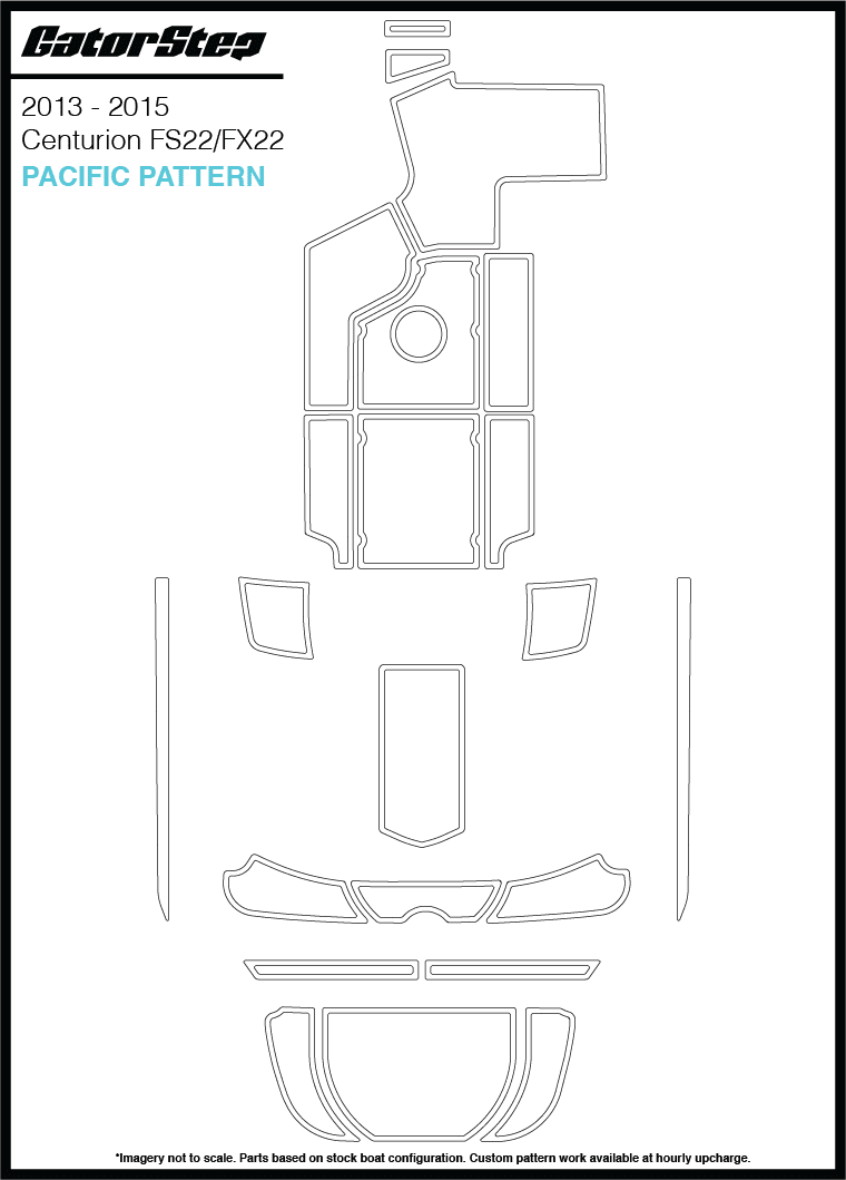 2013-2015 Centurion FS22/FX22 GatorStep Flooring Pacific