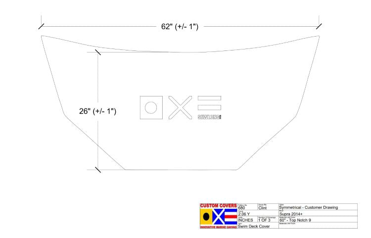 Supra 2013-2018 Swim Platform Cover