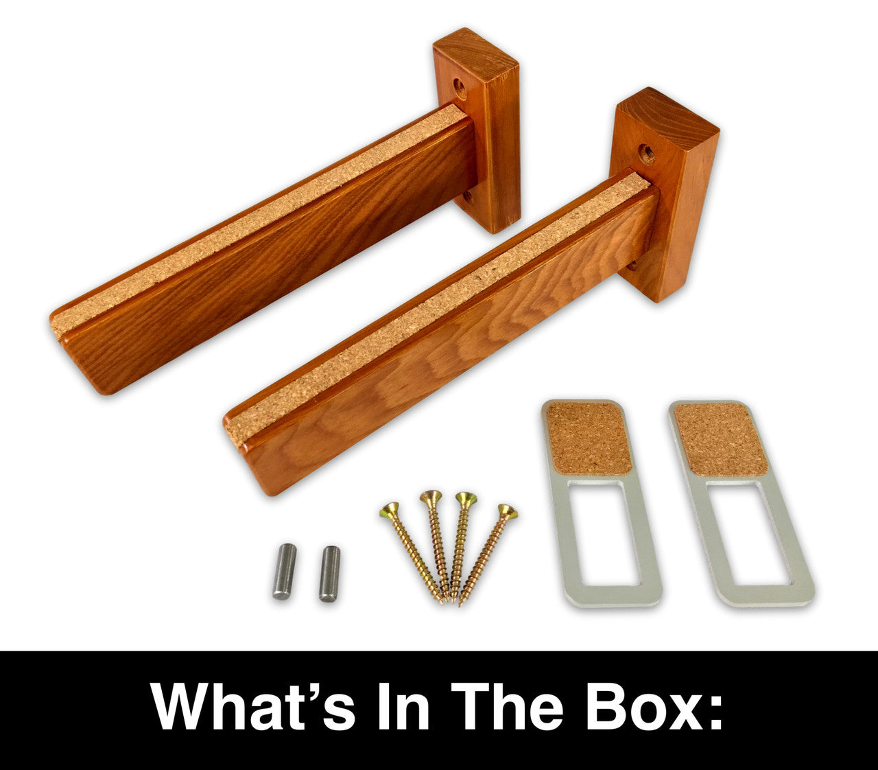 Solid Oak Wakeboard Display | Minimalist Wood Rack | Holds 20 lbs