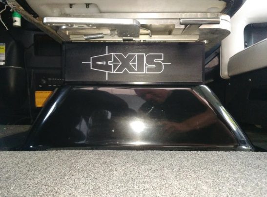black axis seat riser with lock box