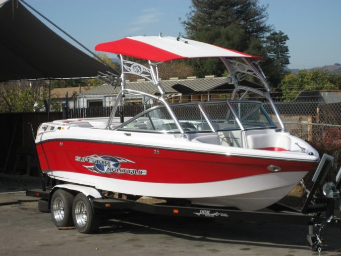 Over the Tower Bimini for Nautique 220