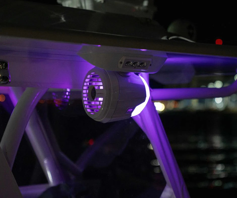 tower speakers rgb lighting