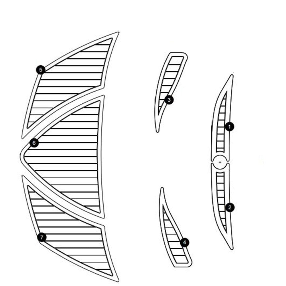 nautique 226 Swim platform seadek